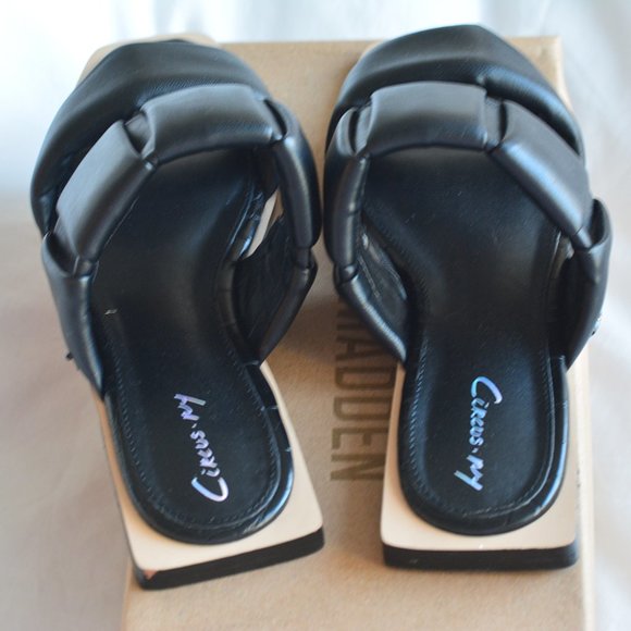 BNWT Circus by Sam Edelman Inara Slide Sandal in Black - Picture 3 of 8